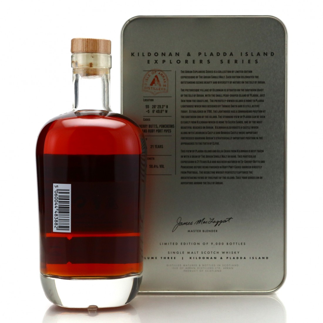 Arran 21 Year Old The Explorers Series Volume 3 / Kildonan and Pladda