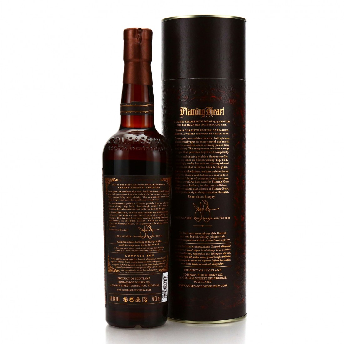 Compass Box Flaming Heart 2018 Limited Edition Whisky Auctioneer