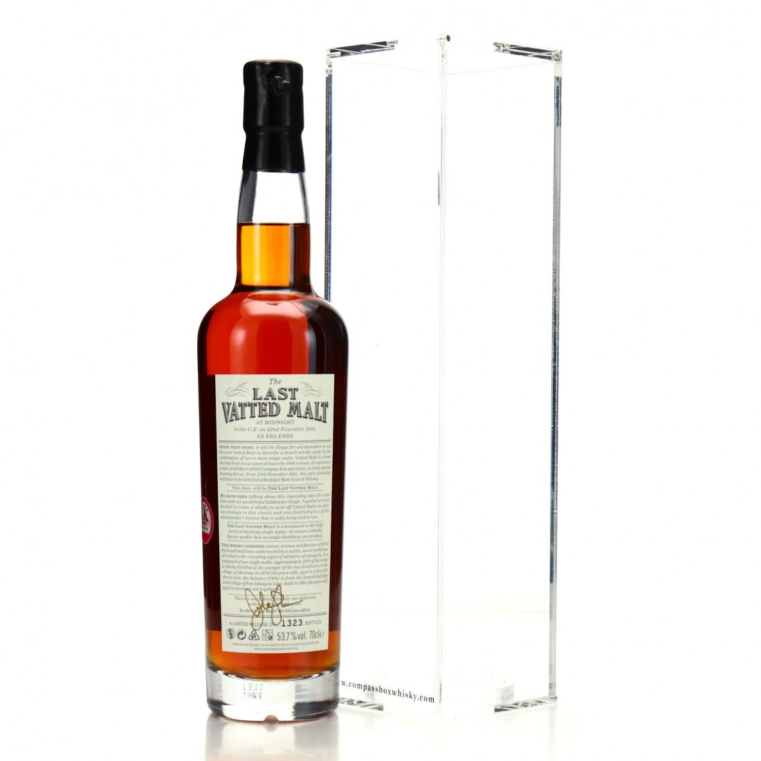 Compass Box Last Vatted Malt Whisky Auctioneer