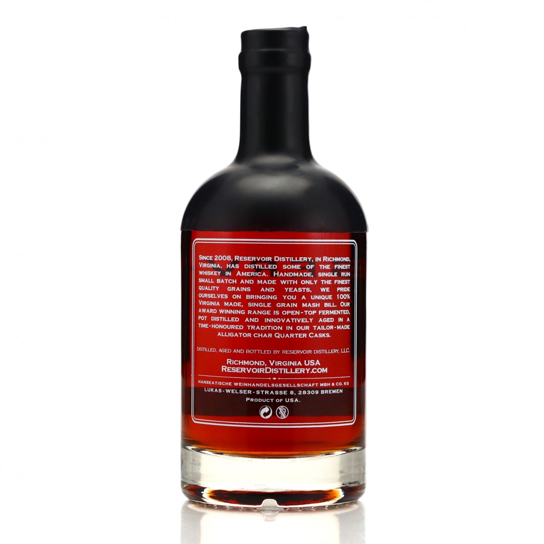 Reservoir Alligator Char Quarter Cask Bourbon Whisky Auctioneer