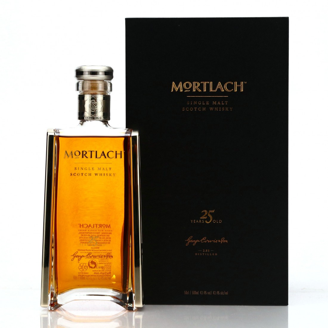 Mortlach 25 Year Old 50cl Whisky Auctioneer