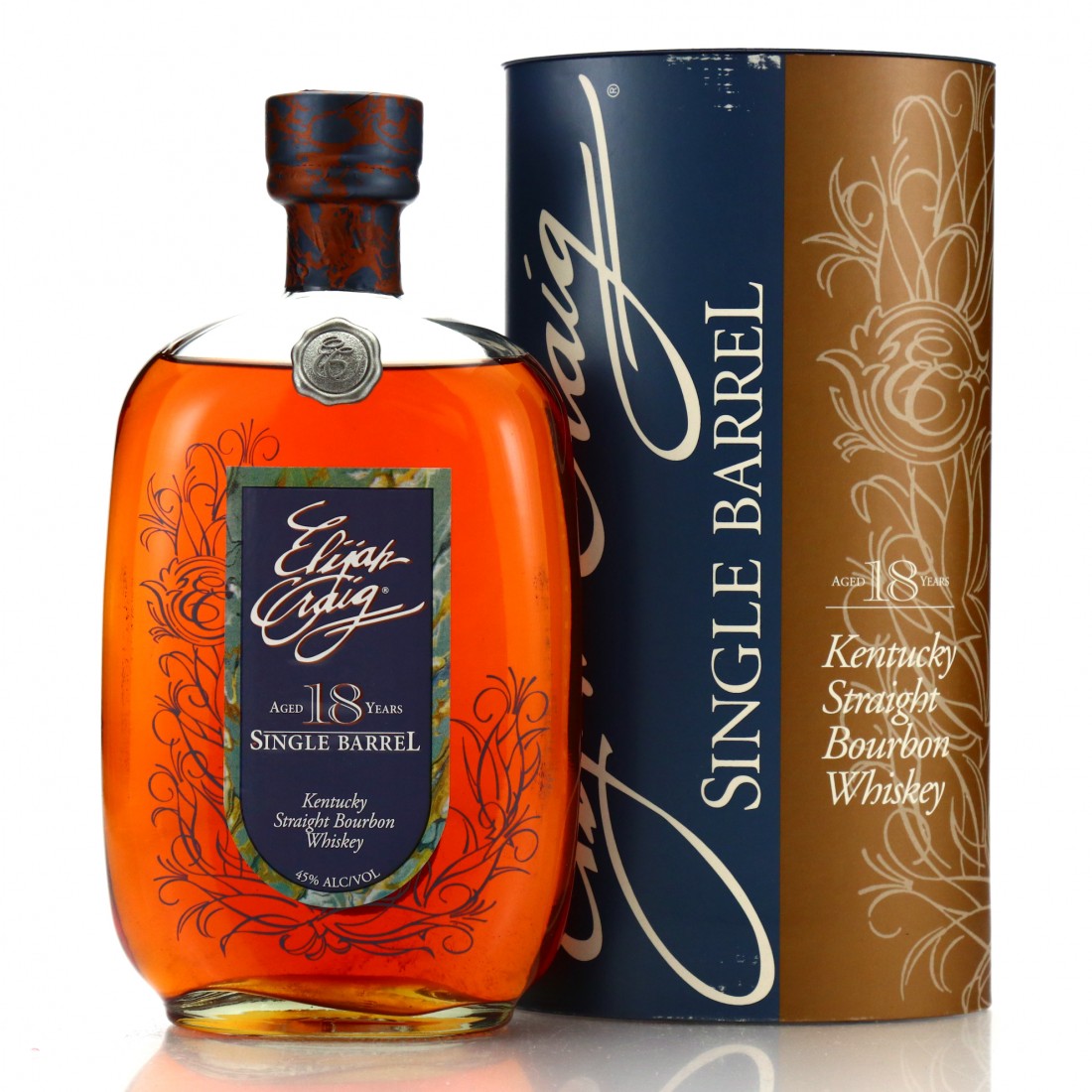 Elijah Craig 1988 Single Barrel 18 Year Old Whisky Auctioneer