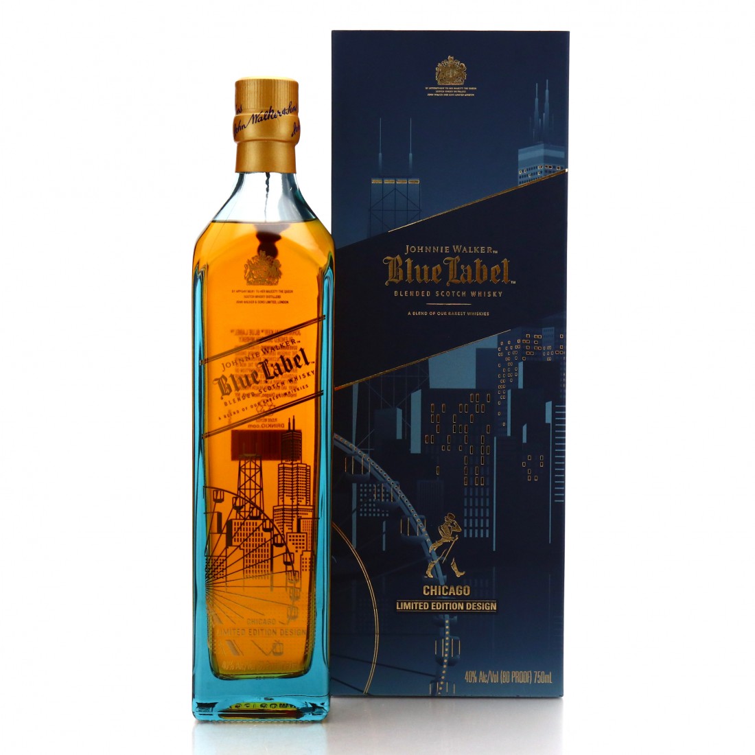 Johnnie Walker Blue Label Chicago Limited Edition 75cl / US Import ...