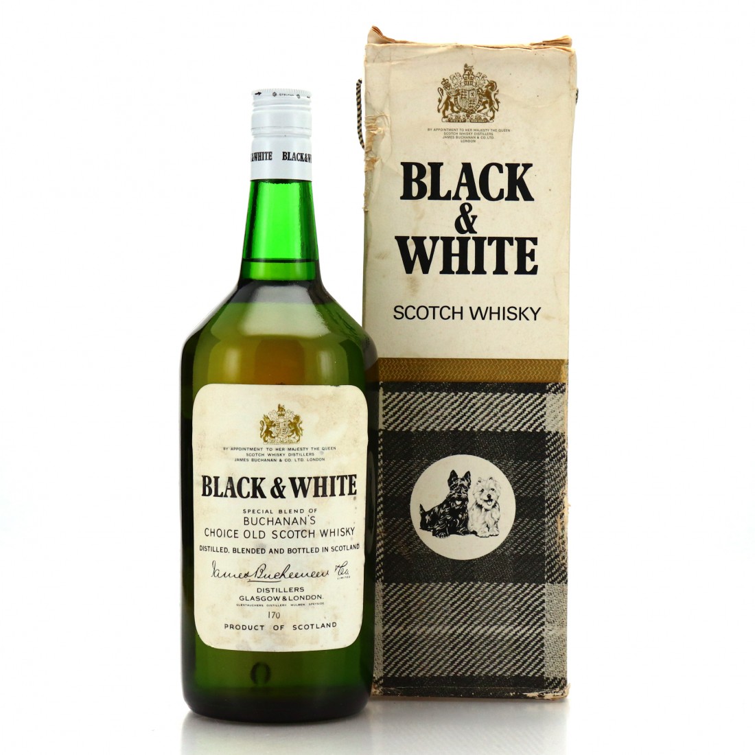 Black and White Scotch Whisky 1960s Whisky Auctioneer