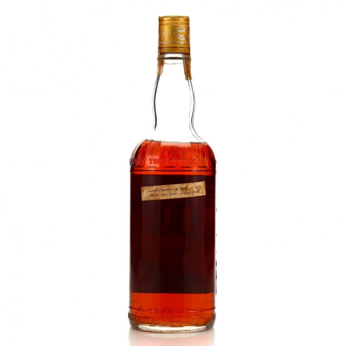 PM Blended Whiskey Bourbon 1953 Whisky Auctioneer