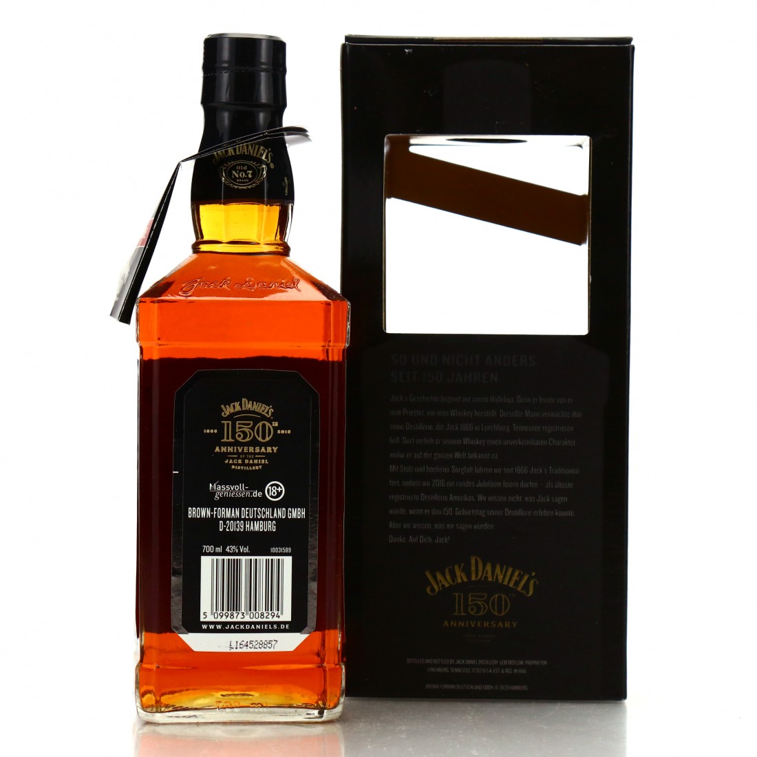Jack Daniel's Distillery 150th Anniversary 70cl Whisky Auctioneer