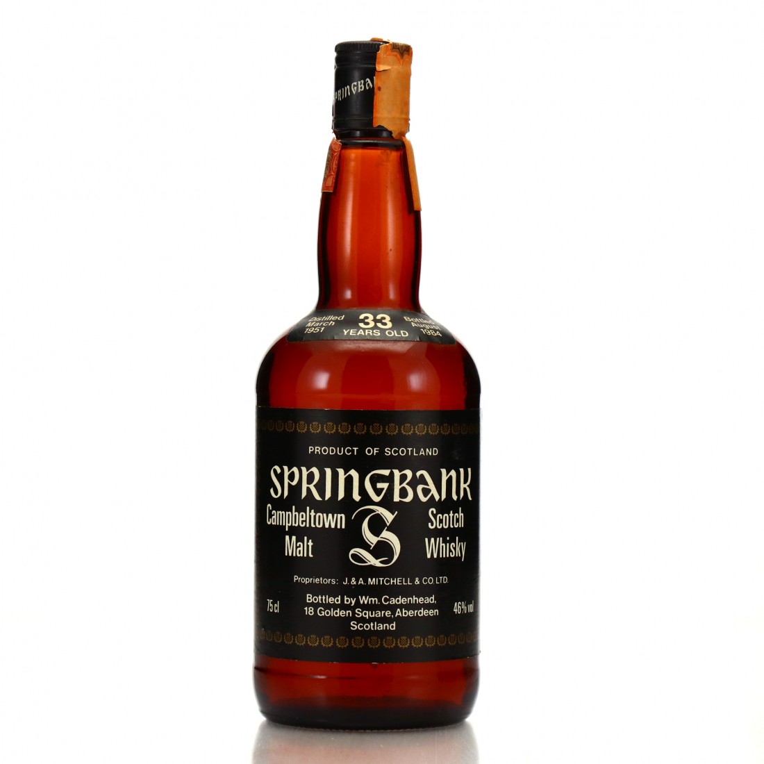 Springbank 1951 Cadenhead's 33 Year Old | Whisky Auctioneer