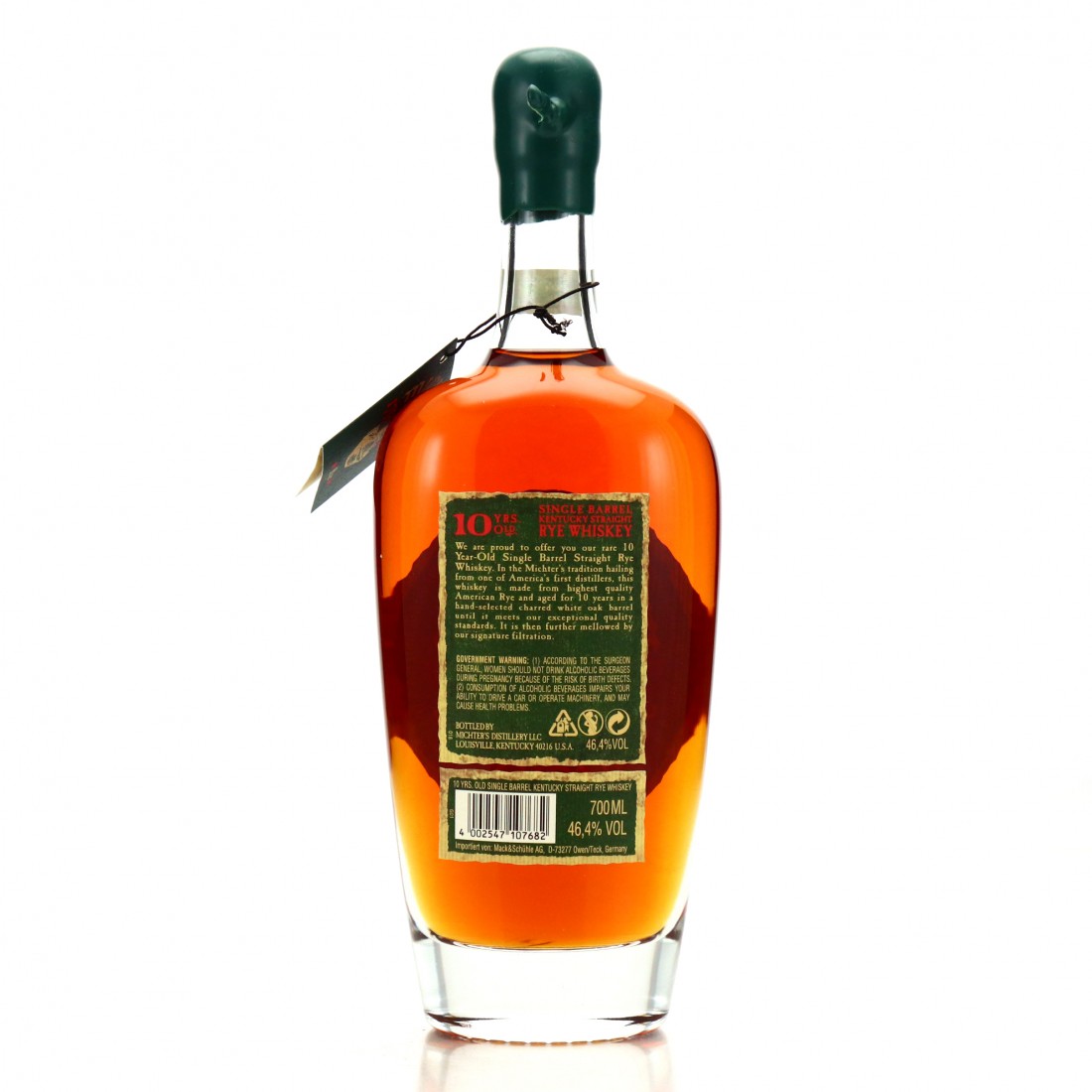 Michter's 10 Year Old Single Barrel Kentucky Rye 2022 70cl | Whisky ...