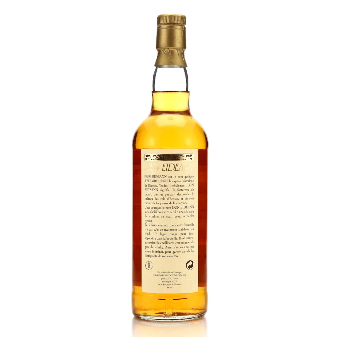 Macduff 1978 Dun Eideann Whisky Auctioneer