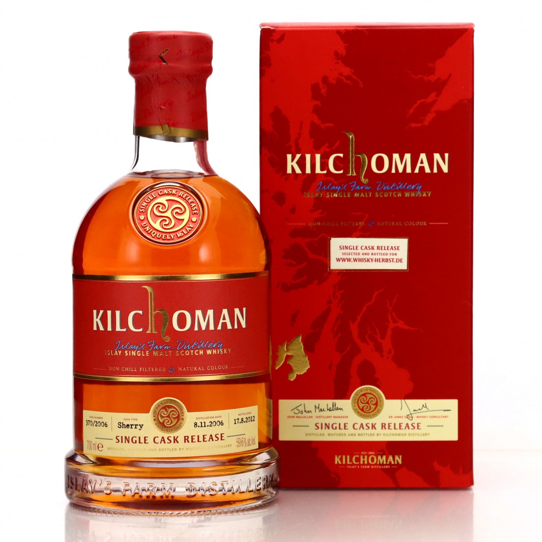 Kilchoman 2006 Single Cask / Whisky Herbst Exclusive Whisky Auctioneer