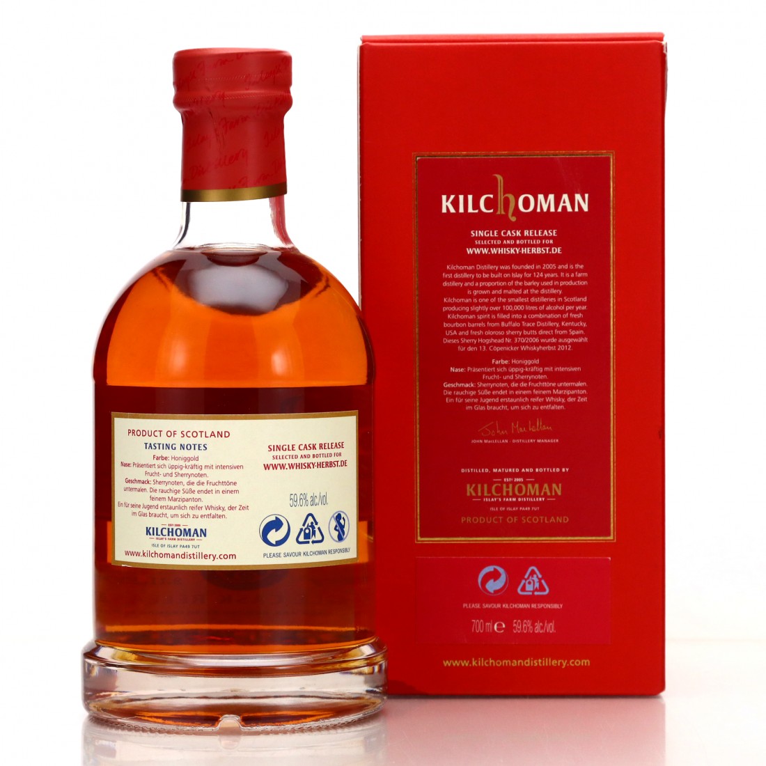 Kilchoman 2006 Single Cask / Whisky Herbst Exclusive Whisky Auctioneer
