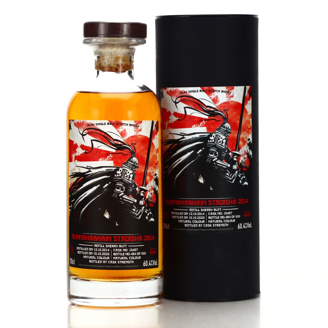 Bunnahabhain Staoisha 2014 Signatory Vintage Samurai / Kirsch Whisky ...