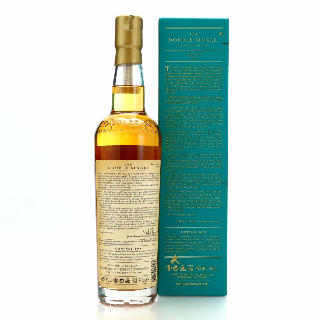 Compass Box Double Single 2017 Release Whisky Auctioneer