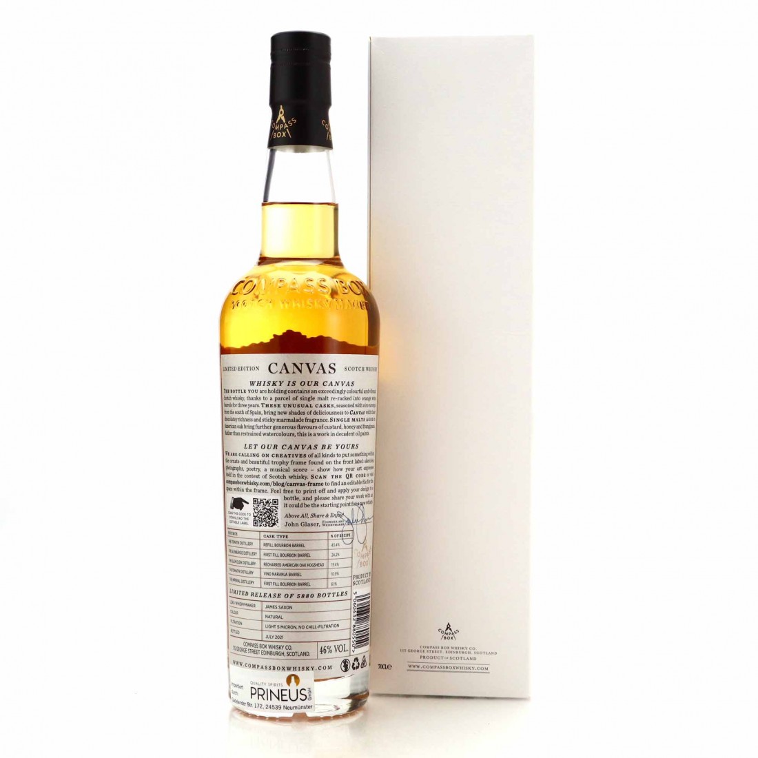 Compass Box Canvas Whisky Auctioneer