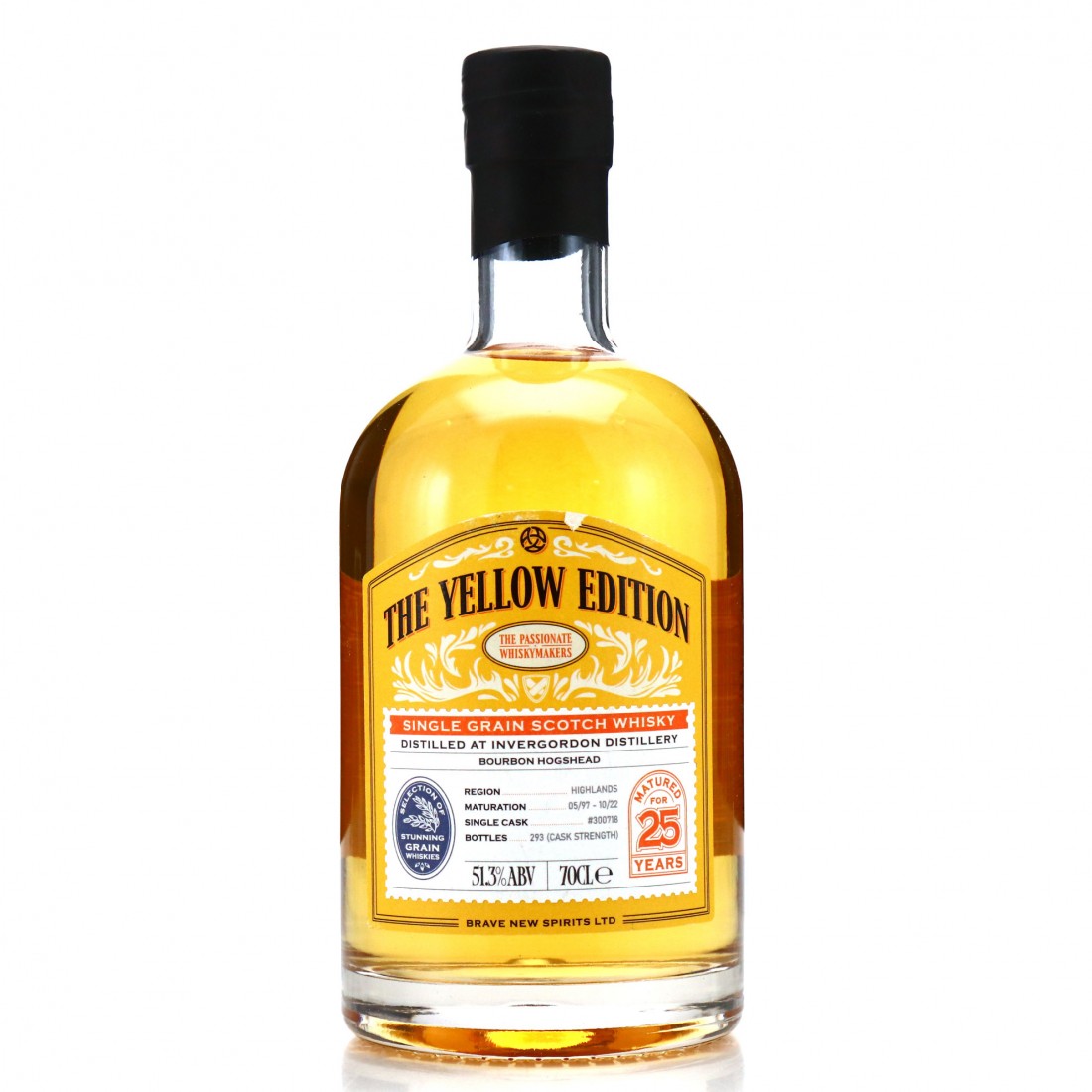 Invergordon 1997 The Yellow Edition 25 Year Old Whisky Auctioneer