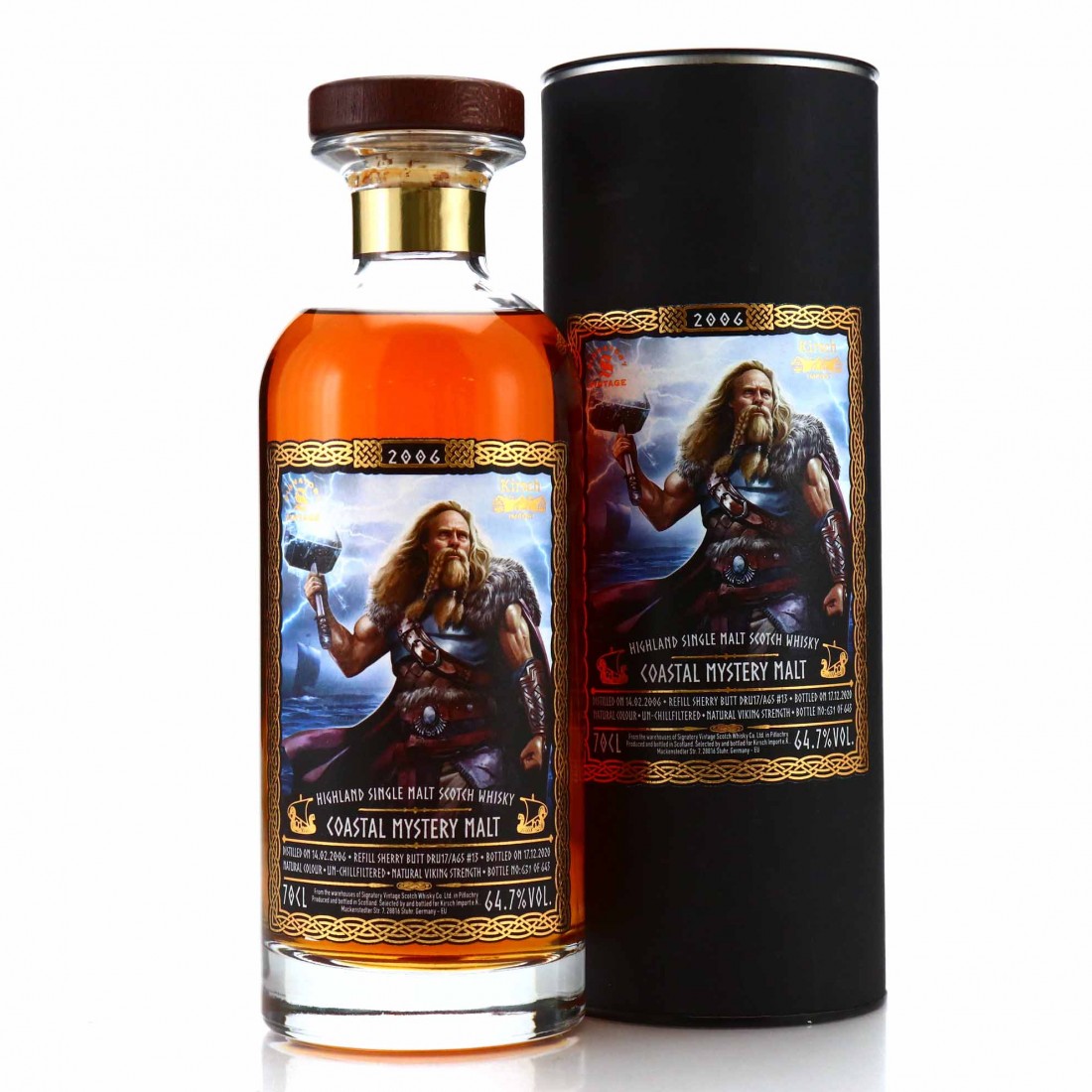 Coastal Highland Single Malt 2006 Signatory Vintage Vikings / Kirsch ...
