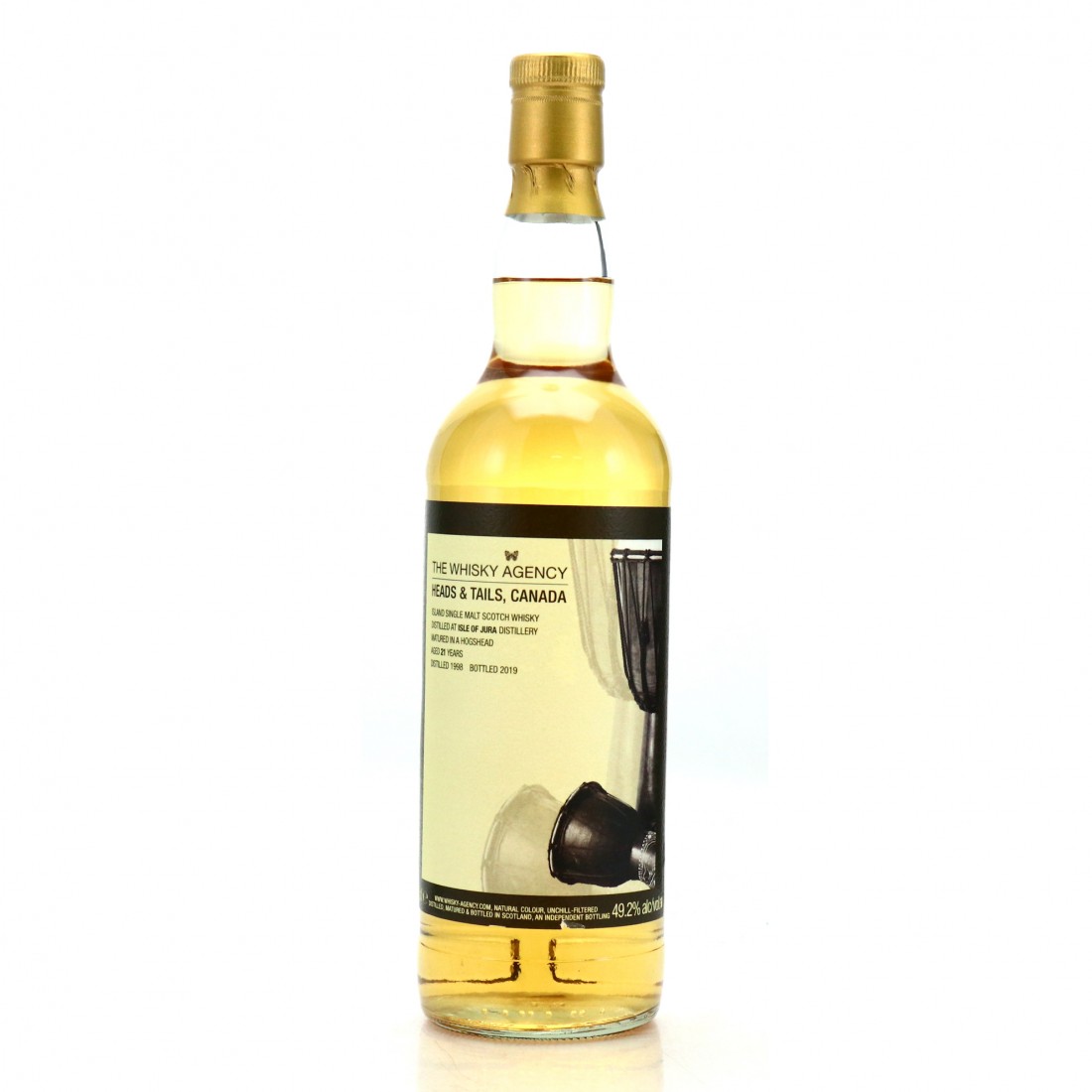 Jura 1998 Whisky Agency 21 Year Old / Heads & Tails, Canada Whisky