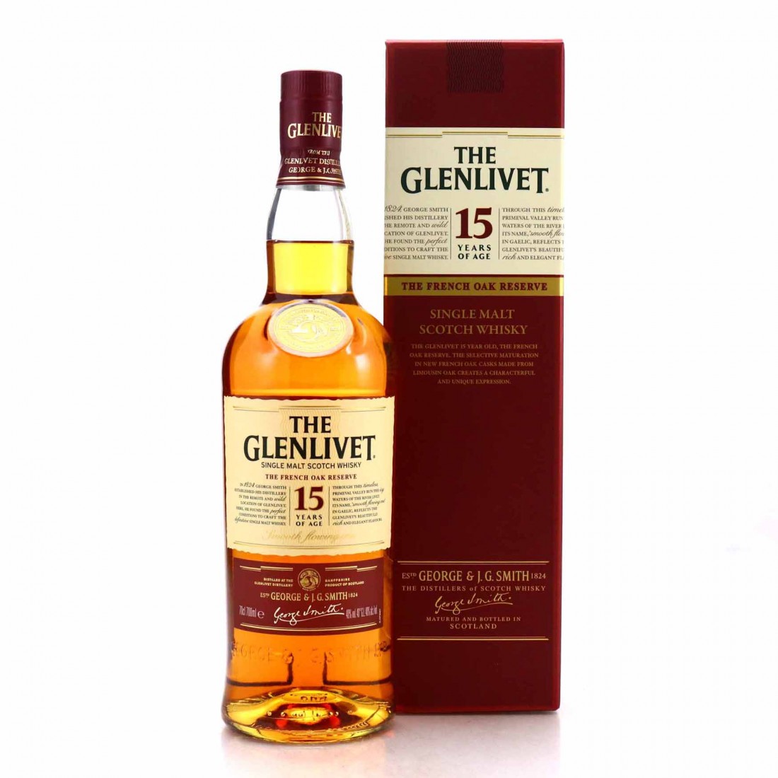 Glenlivet 15 Year Old French Oak Reserve pre2019 Whisky Auctioneer