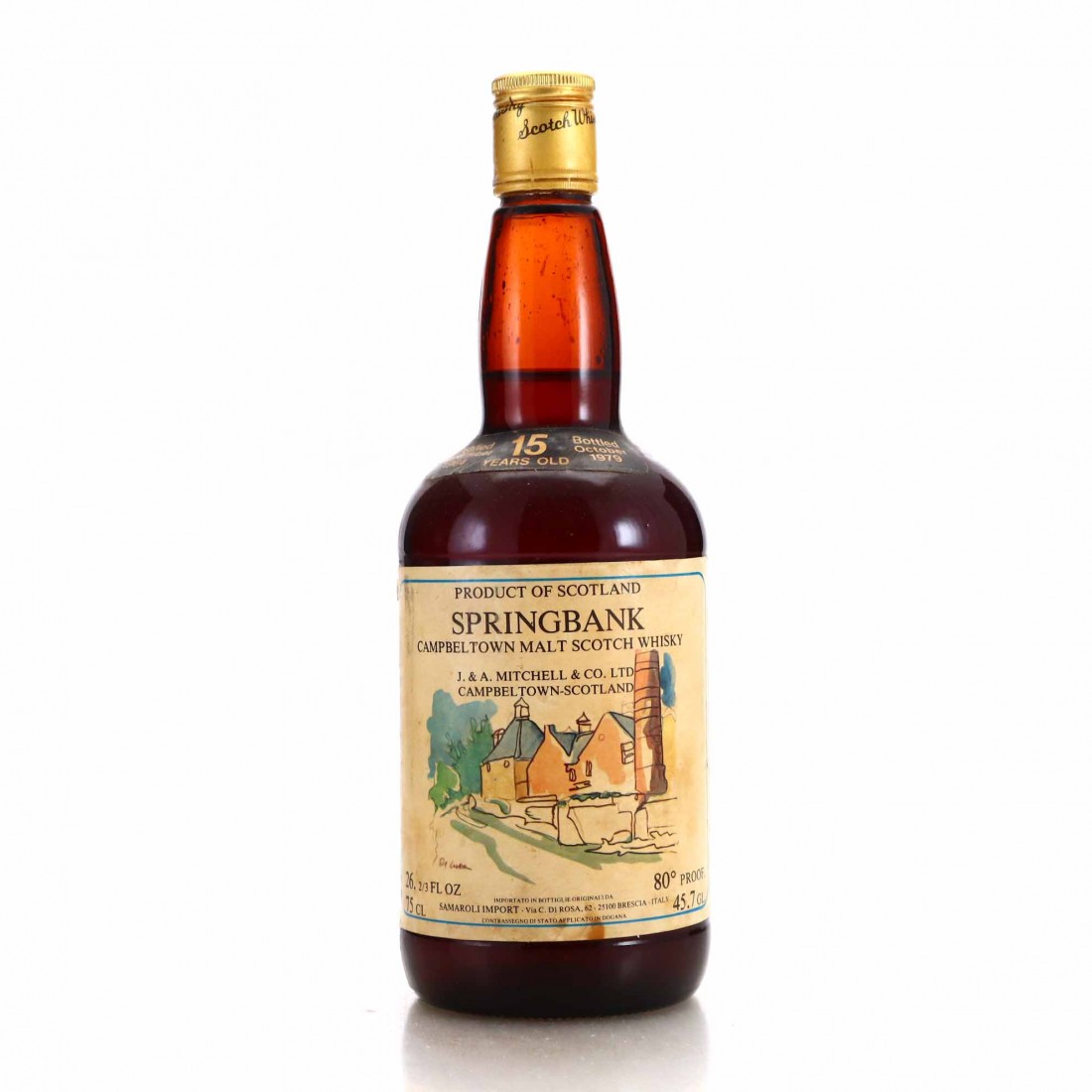 Springbank 1964 Samaroli 15 Year Old Sherry Wood / Cadenhead's 1979 ...