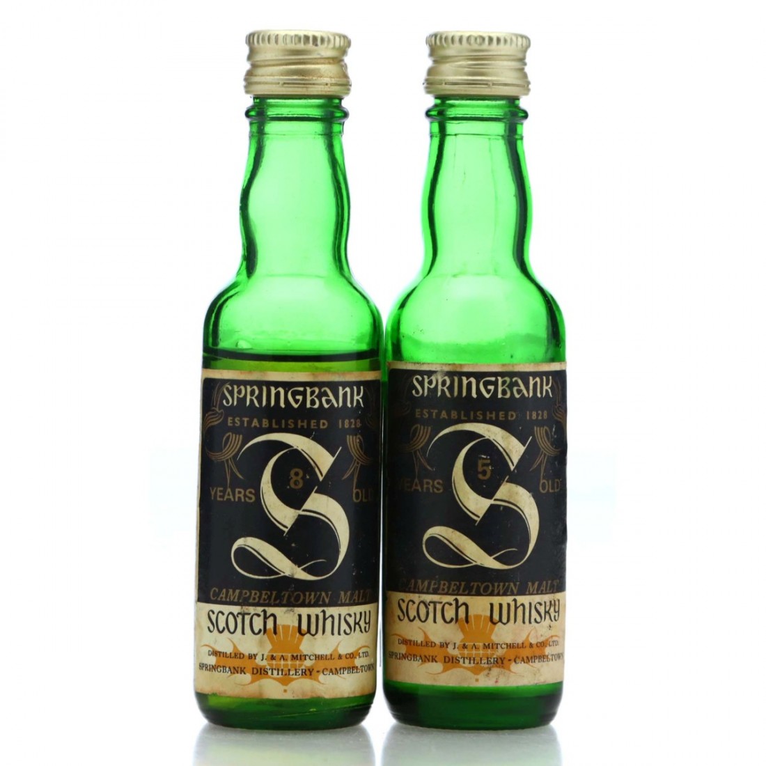 Springbank 5 & 8 Year Old Miniature x 2 1970s | Whisky Auctioneer