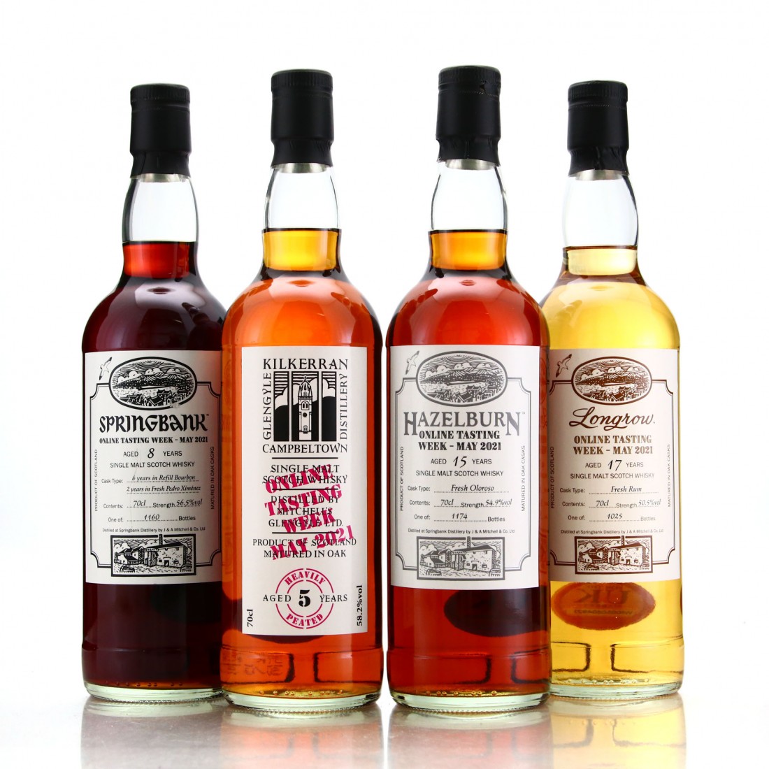 Hazelburn, Kilkerran, Longrow & Springbank Online Tasting Week May 2021