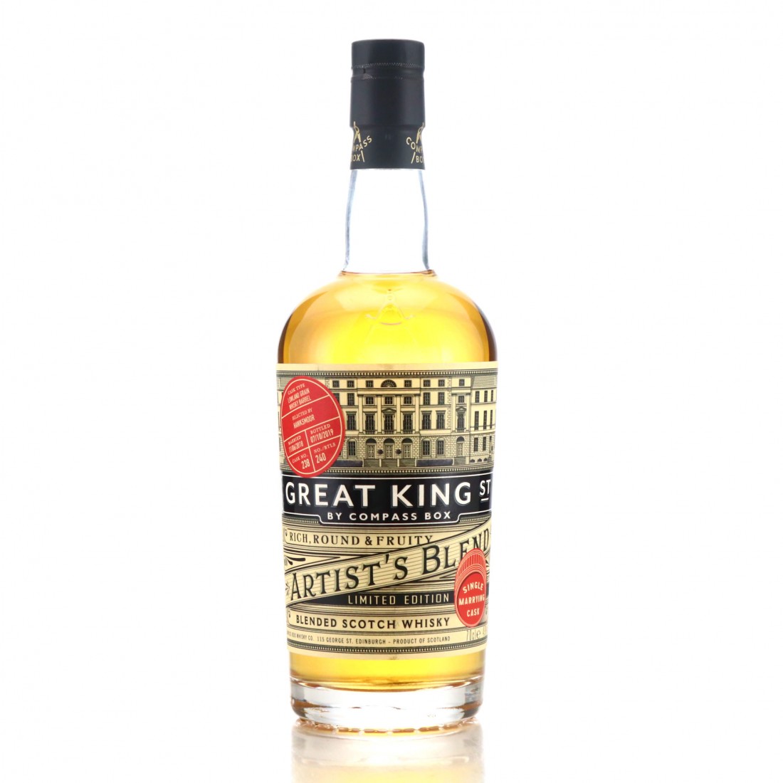 Compass Box Great King Street Single Cask Artist's Blend / Hawksmoor Whisky Auctioneer