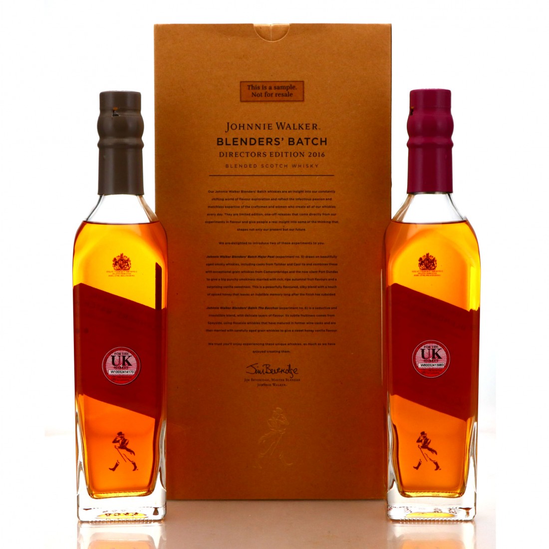 Johnnie Walker Blenders' Batch Director's Edition 2016 2 x 50cl / The Bacchus & Major Peat