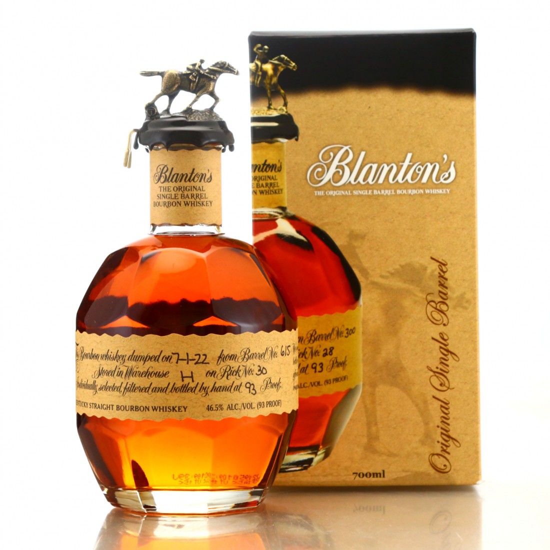 Blanton's Single Barrel dumped 2022 70cl Whisky Auctioneer