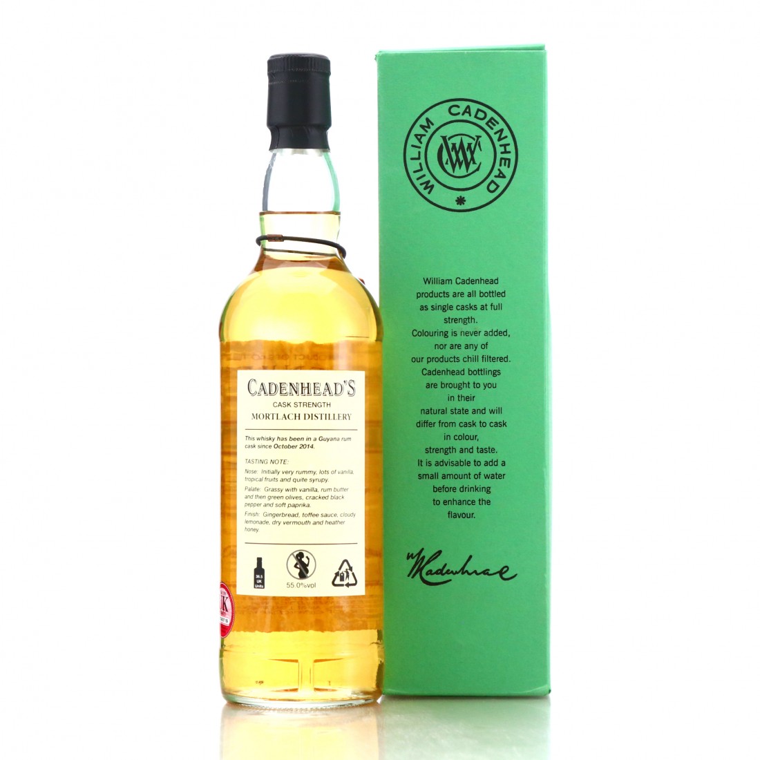 Mortlach 2003 Cadenhead's 14 Year Old Rum Cask / 175th Anniversary