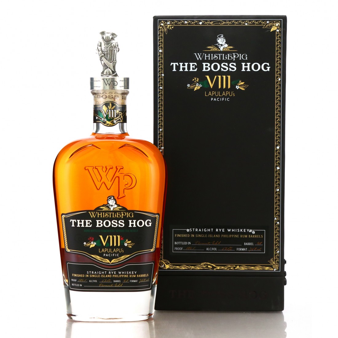Whistlepig Single Rum Barrel Finish Rye 58 / The Boss Hog 8th Edition Whisky Auctioneer