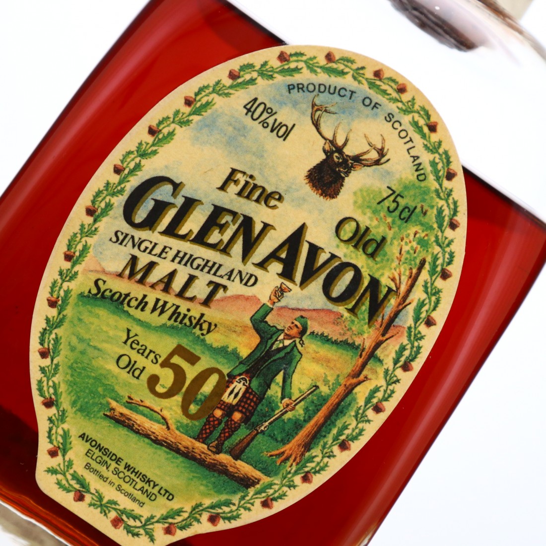 Glen Avon 50 Year Old Gordon and MacPhail Decanter 1980s / Sestante
