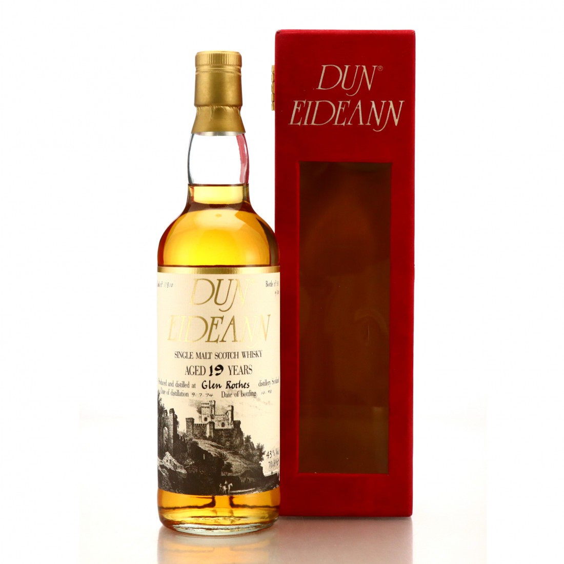 Glenrothes 1974 Dun Eideann 19 Year Old Whisky Auctioneer