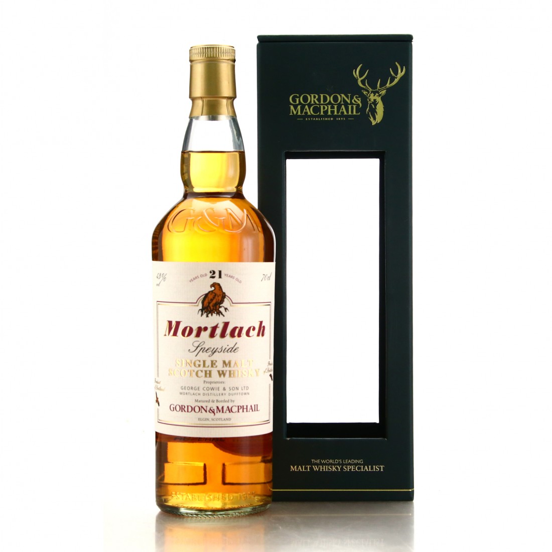 Mortlach 21 Year Old Gordon and MacPhail Whisky Auctioneer