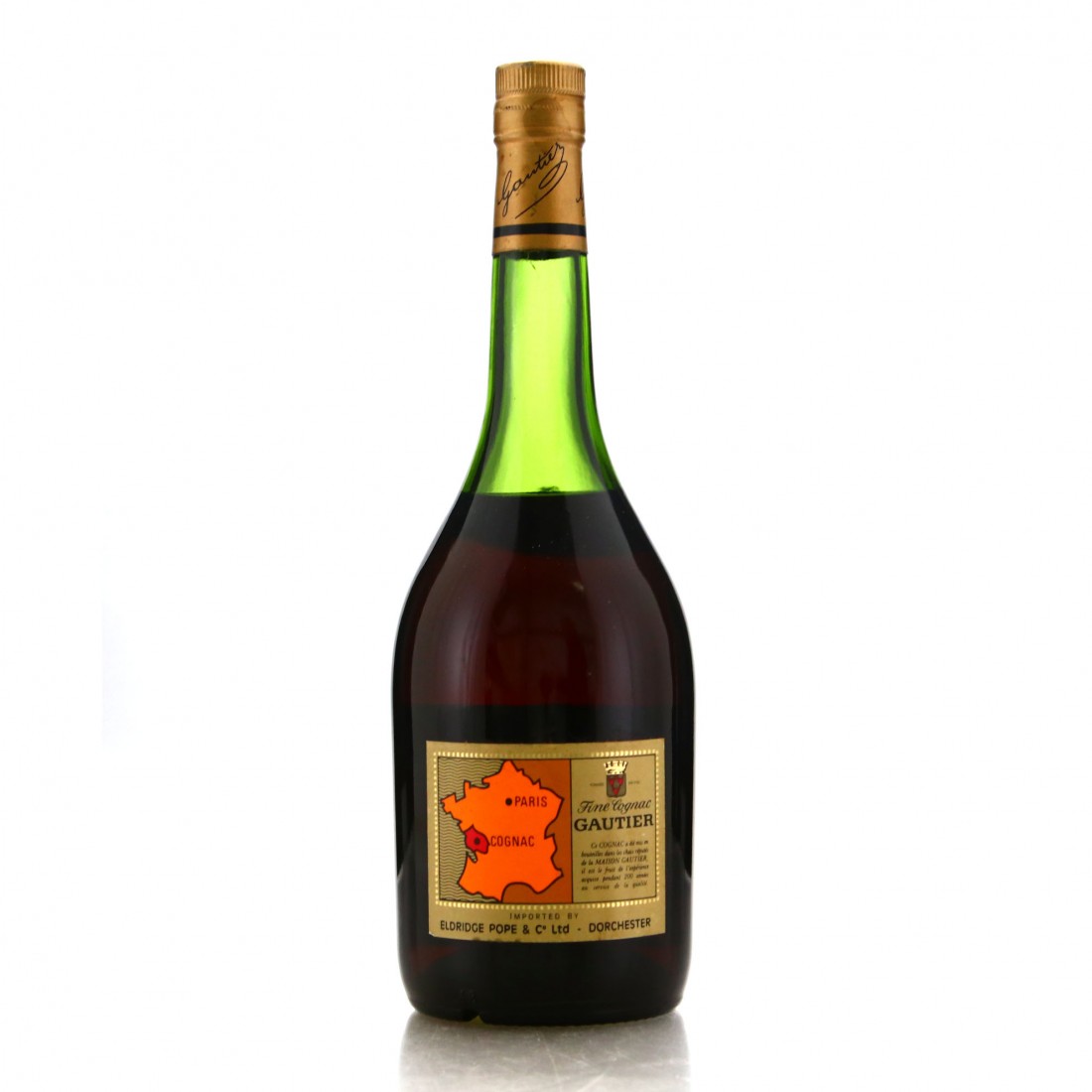 Gautier Three Star Cognac Whisky Auctioneer