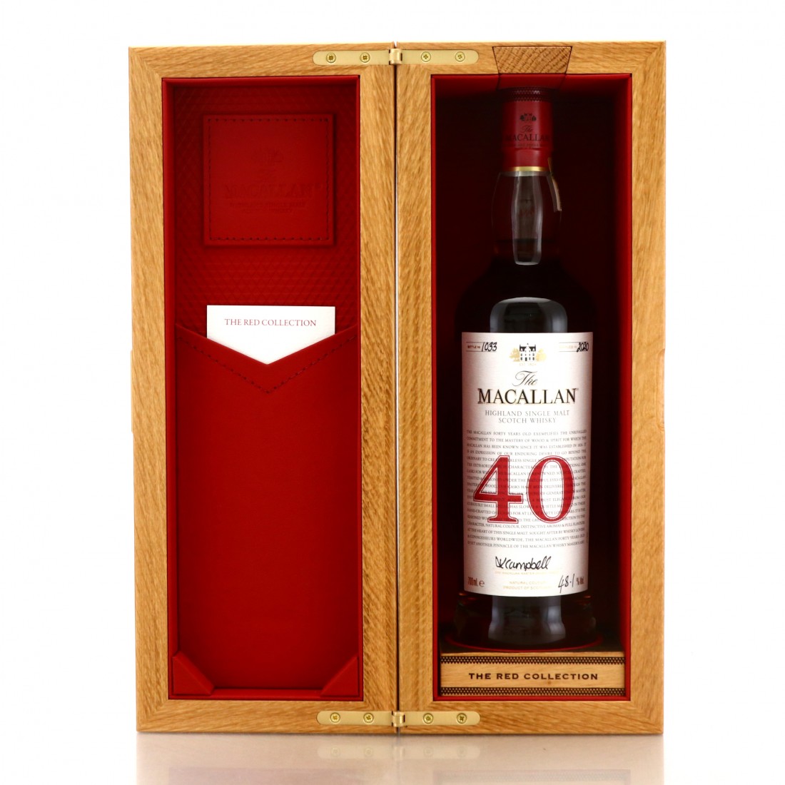 Macallan 40 Year Old The Red Collection | Whisky Auctioneer