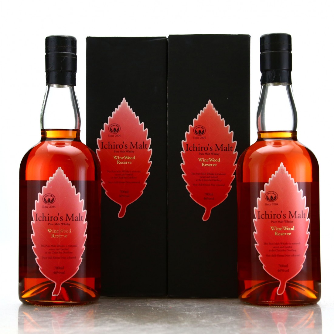 Ichiro's Malt Wine Wood Reserve 2 x 70cl Whisky Auctioneer
