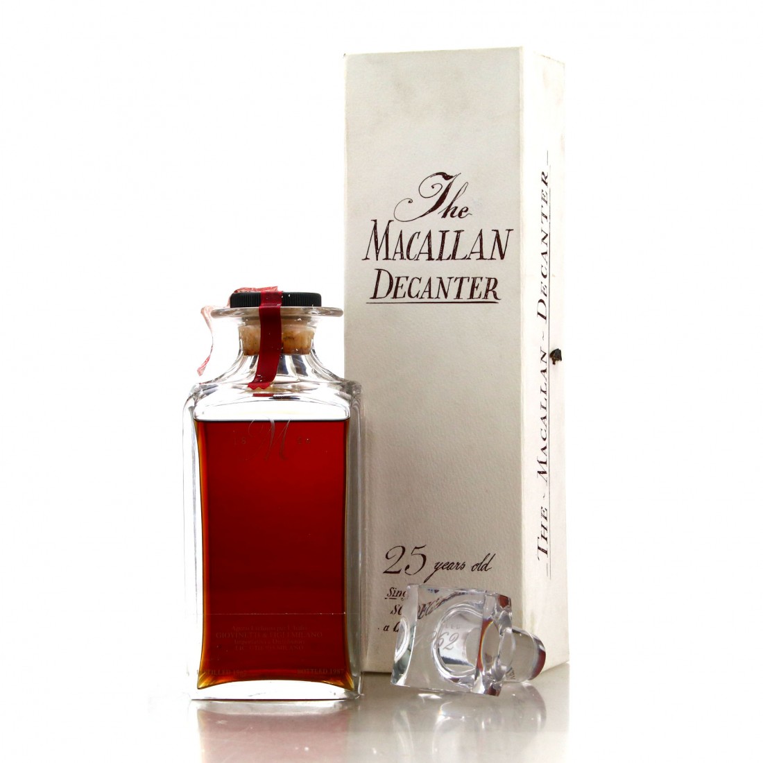 The MACALLAN DECANTER 25years old 空箱