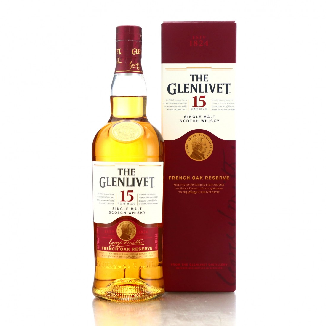Glenlivet 15 Year Old French Oak Reserve Whisky Auctioneer