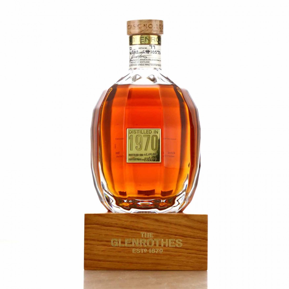 Glenrothes 1970 Extraordinary Single Cask 10573 Whisky Auctioneer