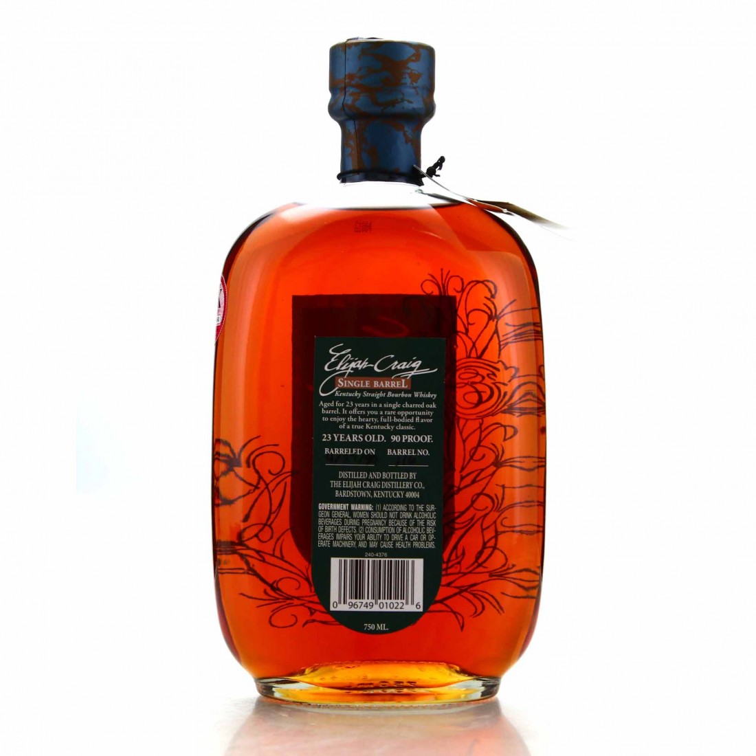Elijah Craig 23 Year Old Single Barrel 2013 Whisky Auctioneer