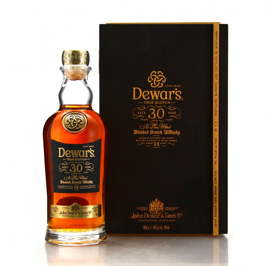 Dewar's 30 Year Old True Scotch Whisky Auctioneer