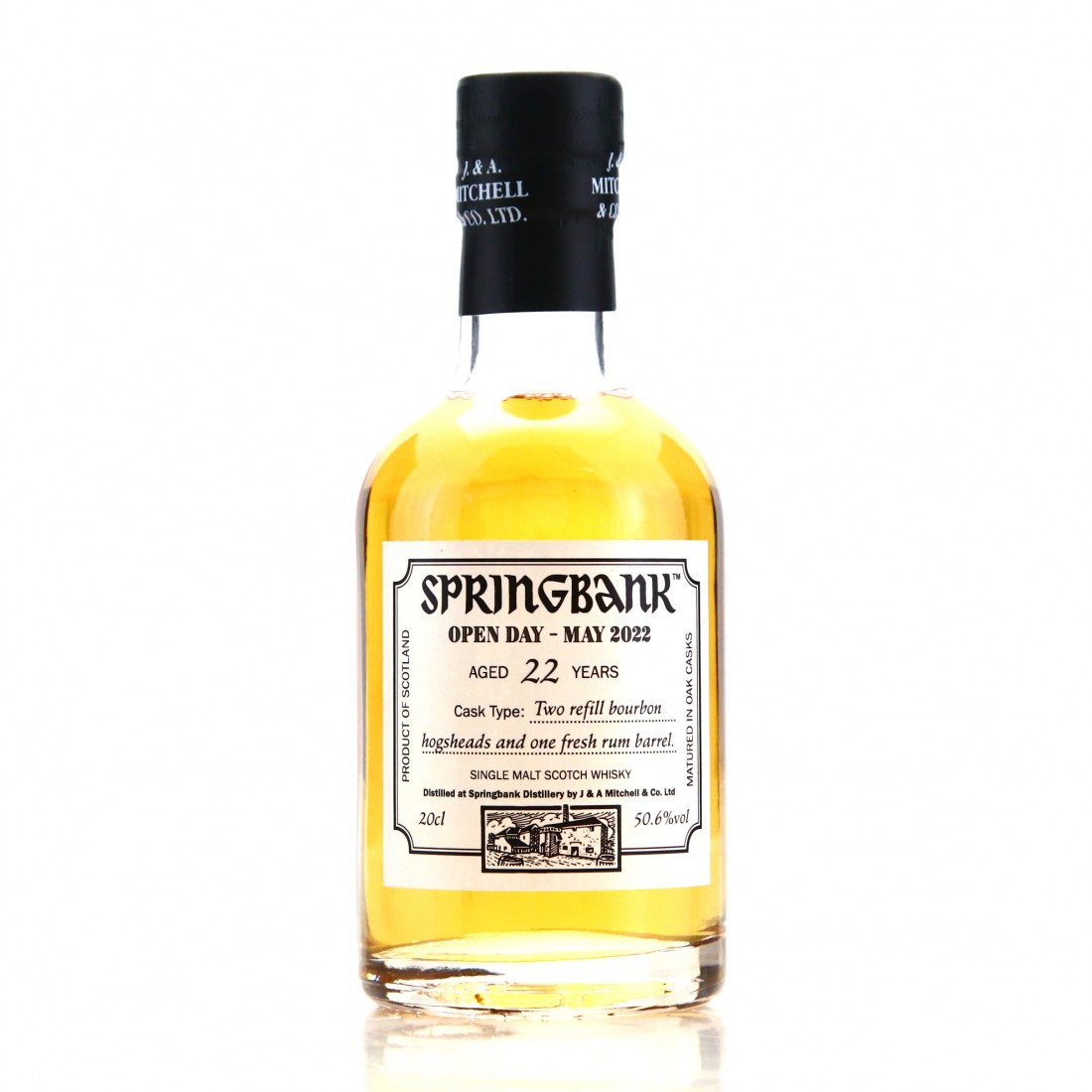 Springbank 22 Year Old Bourbon & Rum Casks 20cl / Campbeltown Malts ...