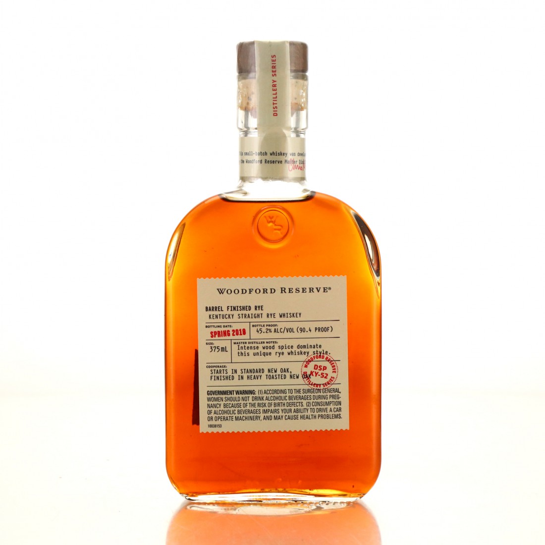 Woodford Reserve Barrel Finished Rye 37.5cl Whisky Auctioneer