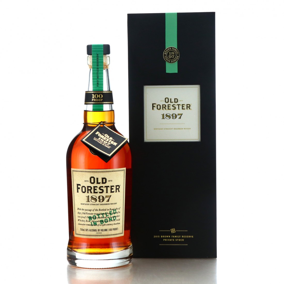 Old Forester '1897' Bottled In Bond / Private Stock 2015 Whisky Auctioneer