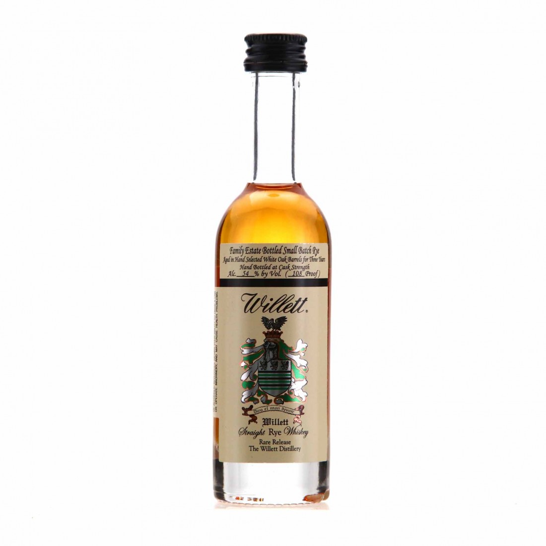 Willett Family Estate 3 Year Old Small Batch Rye Miniature Whisky
