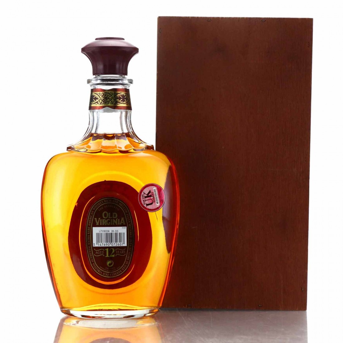 Old Virginia 12 Year Old Bourbon 70cl | Whisky Auctioneer
