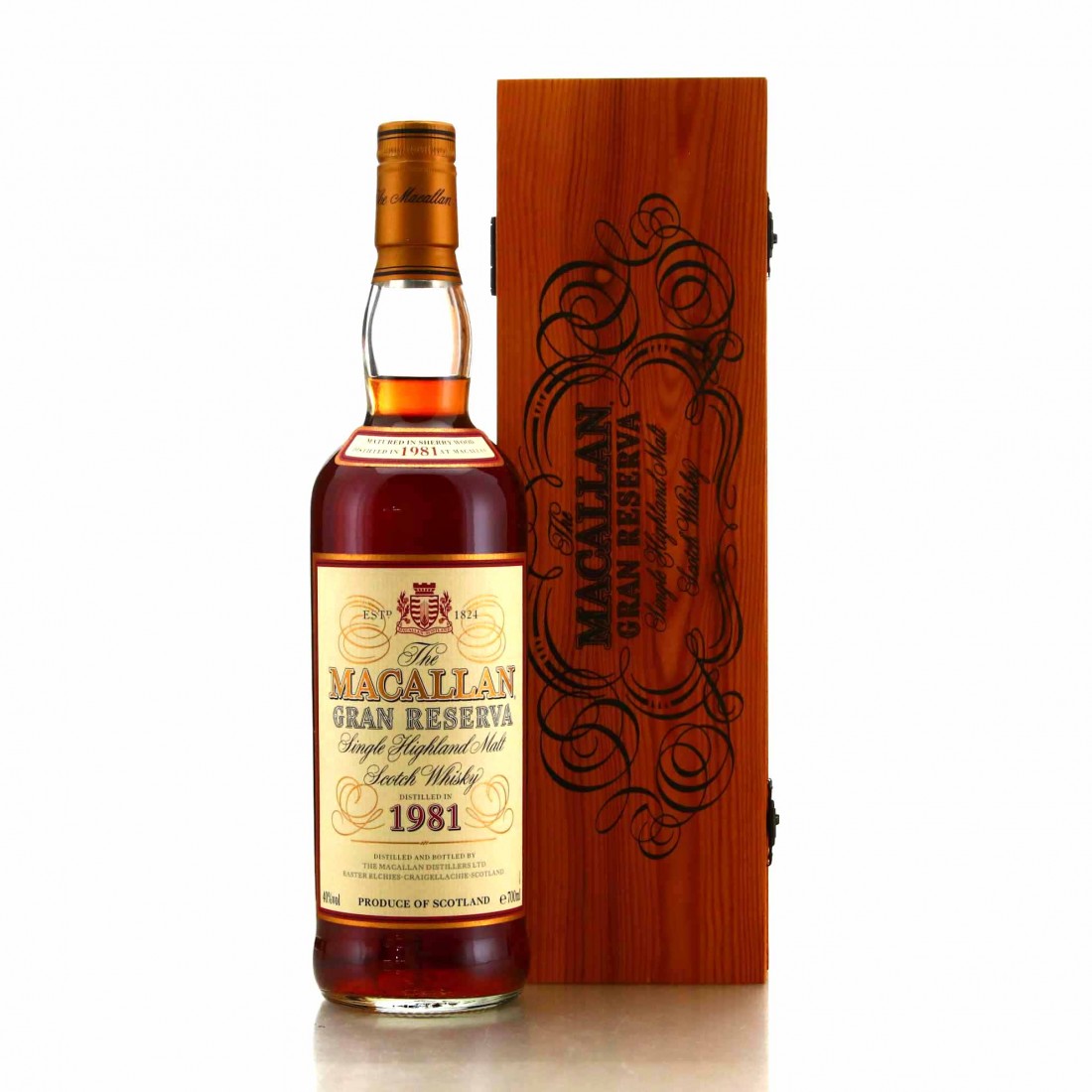 MACALLAN 1981-18years old with Tube /マッカラン 18年 1981年