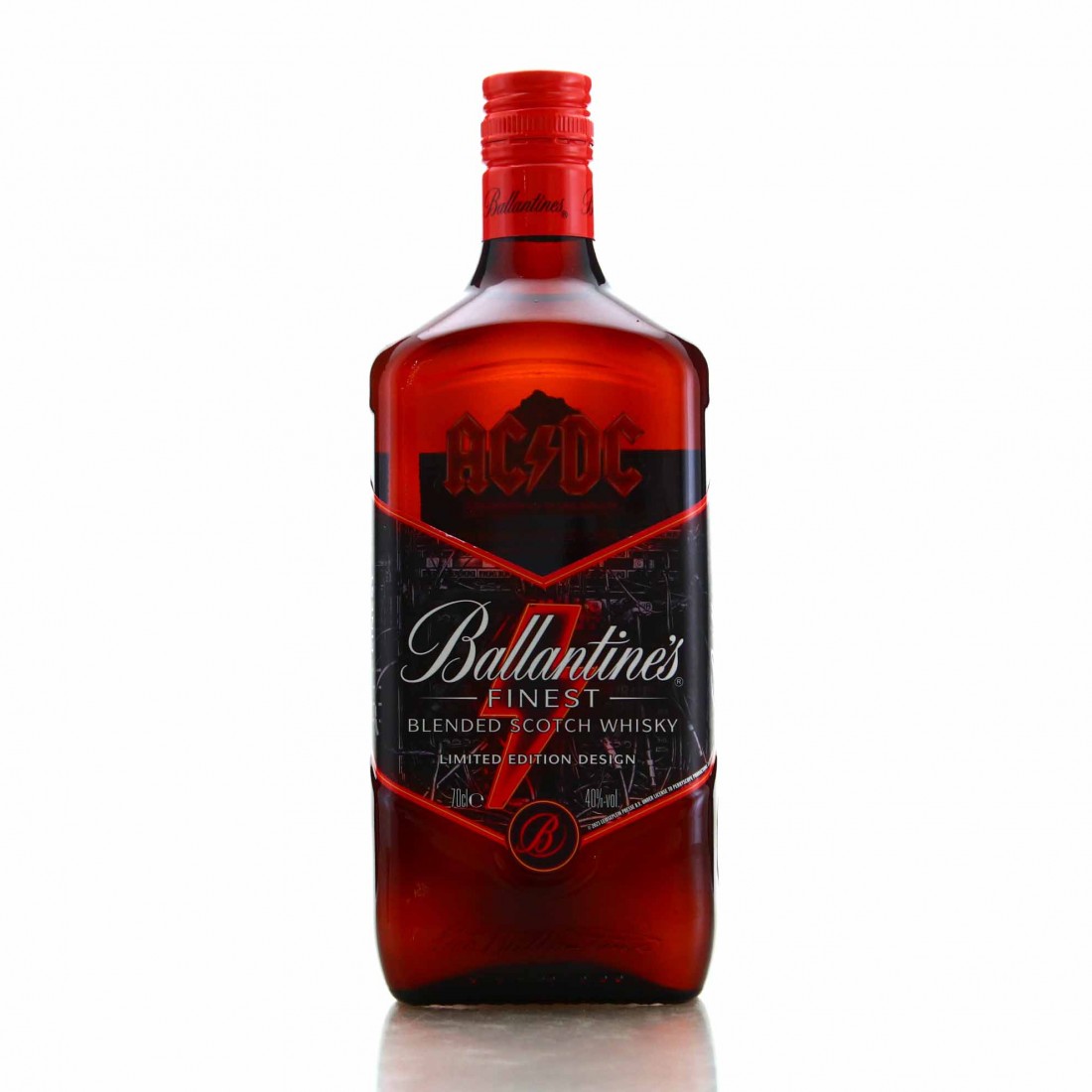 Plaque Décorative Ballantine's - Effet Aluminium - Scotch Whisky - Produit D'Écosse - Occasion