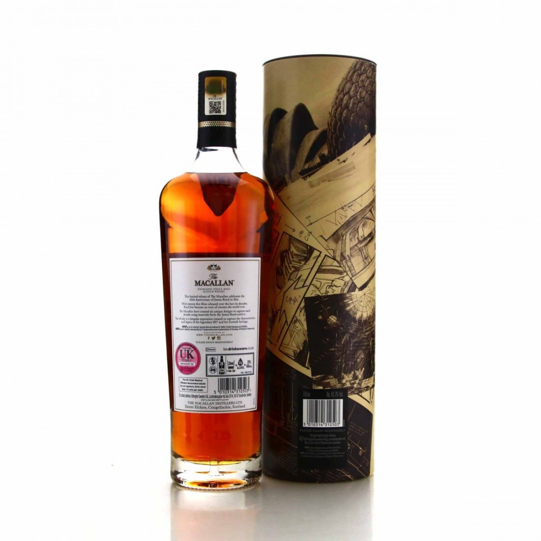 Macallan James Bond 60th Anniversary Release / Decade 5 Whisky Auctioneer