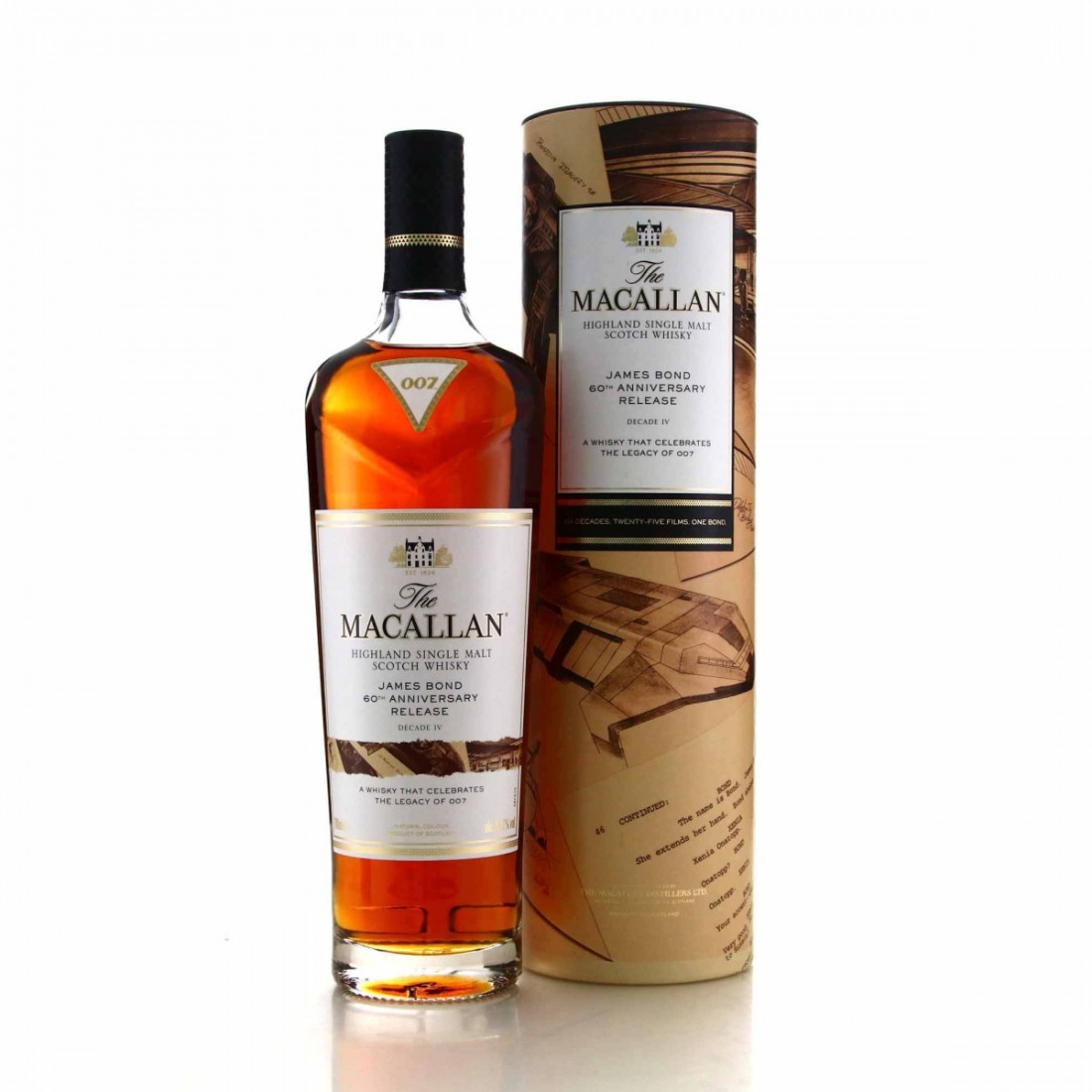 Macallan James Bond 60th Anniversary Release / Decade 4 Whisky Auctioneer
